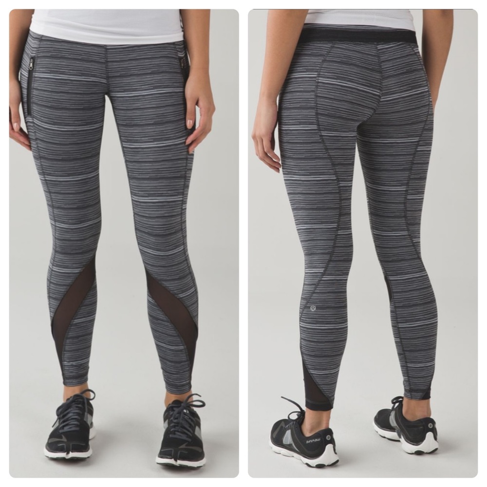 Lululemon Inspire Tight II Cyber Black Deep Coal